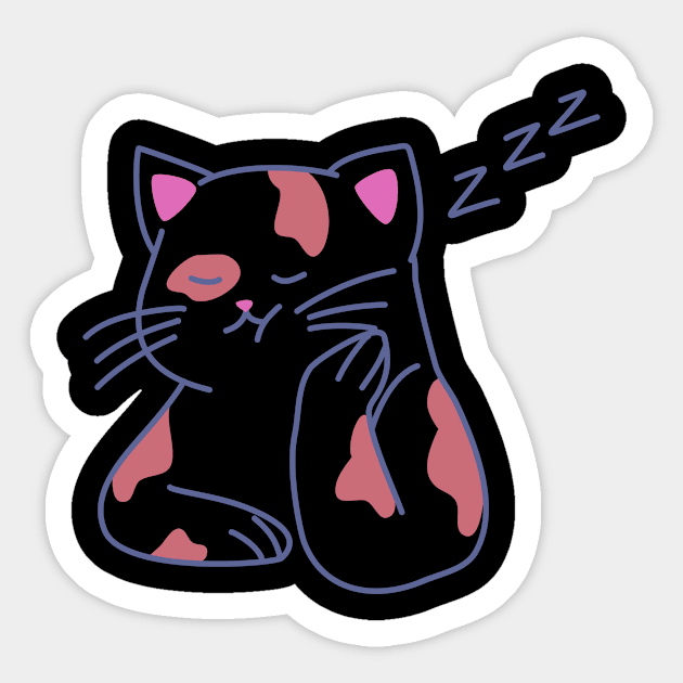 pretty cats Sticker by wizzon